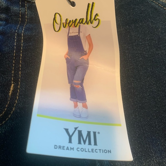 YMI Denim Overalls NWT Size Medium (8-10) - Picture 4 of 9
